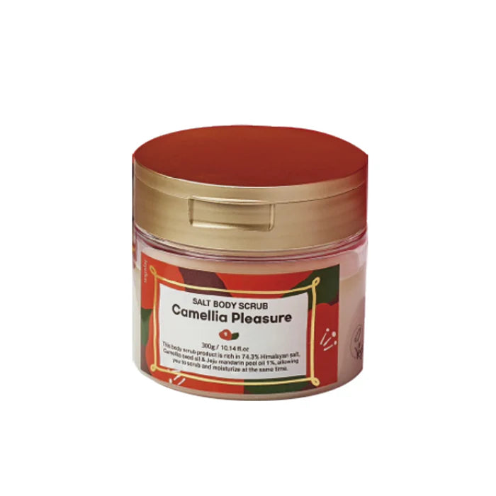 Jejuindi Salt Body Scrub Camellia Pleasure 300g (P3446)