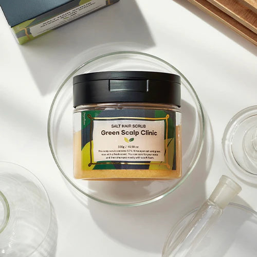 Jejuindi Salt Hair Scrub Green Scalp Clinic 300g (P3445)