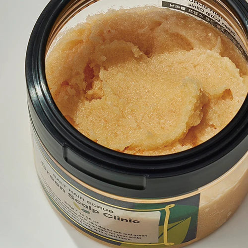 Jejuindi Salt Hair Scrub Green Scalp Clinic 300g (P3445)