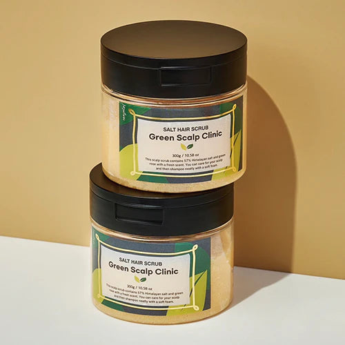 Jejuindi Salt Hair Scrub Green Scalp Clinic 300g (P3445)