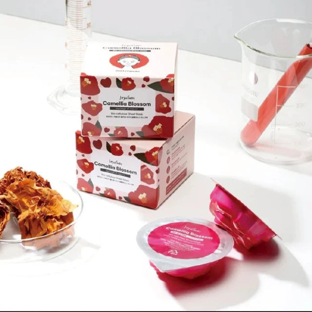 Jejuindi Camellia Blossom Biocellulose Mask Pack 20ml x 2 (P2925)