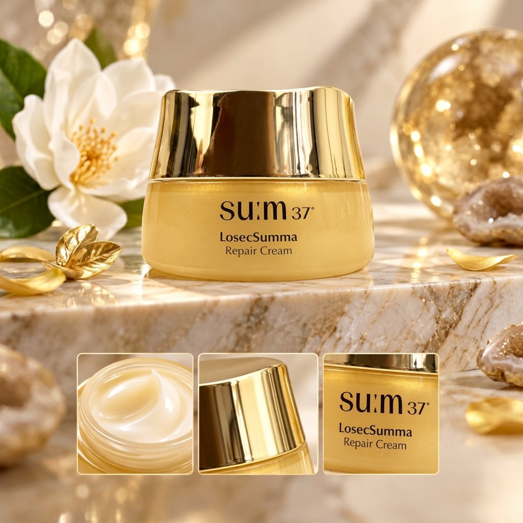 su:m37°甦秘 鎏金溯茫修護面霜(升級版) 10ml（V2027）