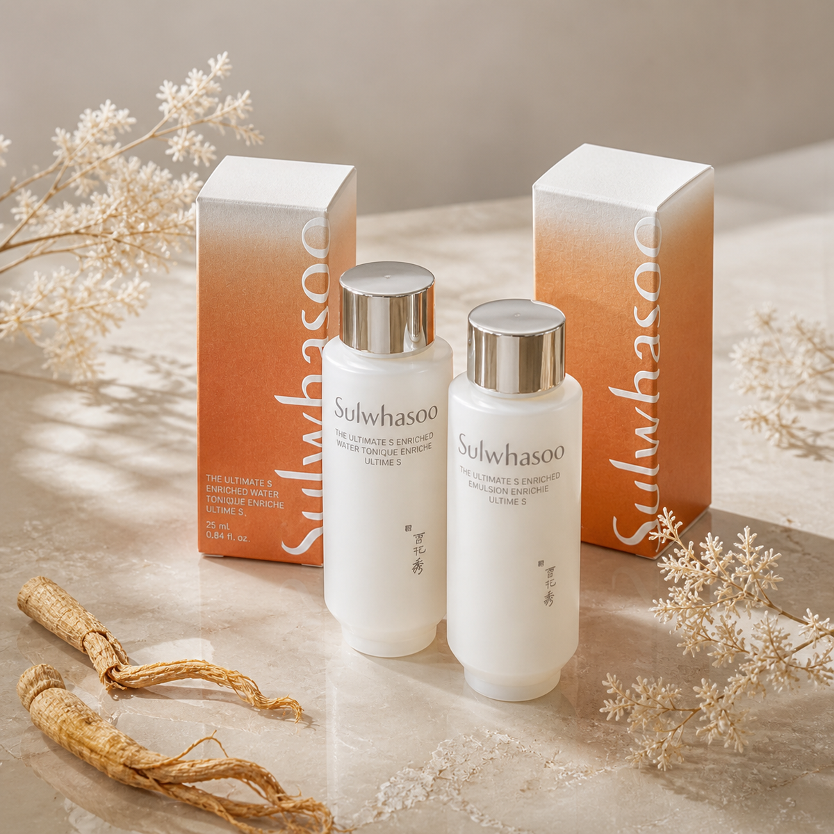 Sulwhasoo雪花秀 極致臻秀水乳兩件隨行組25ml+25ml（V0056）