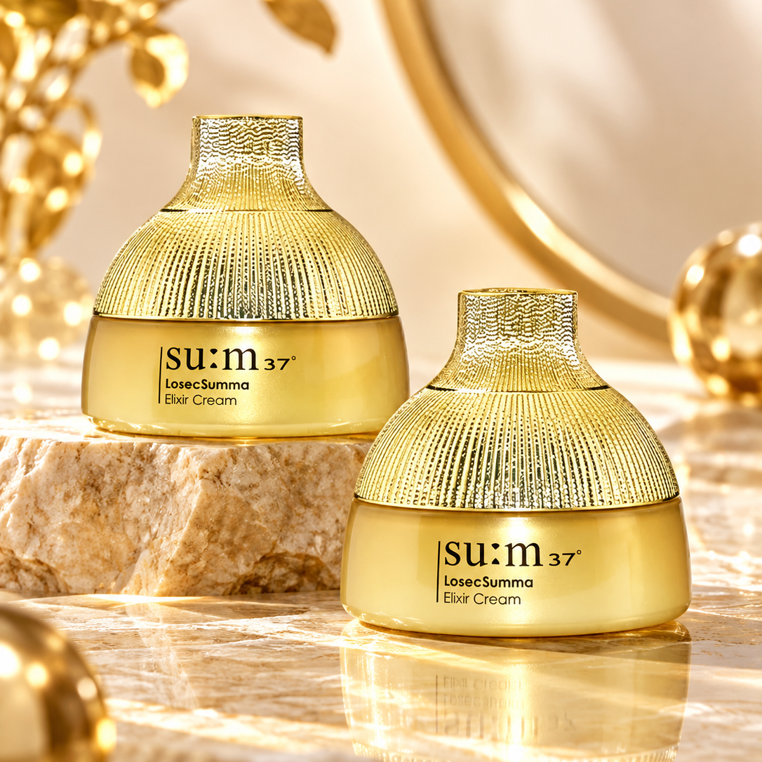 su:m37°甦秘 鎏金溯茫金萃極緻無痕抗齡精華乳霜 25ml（V2030）
