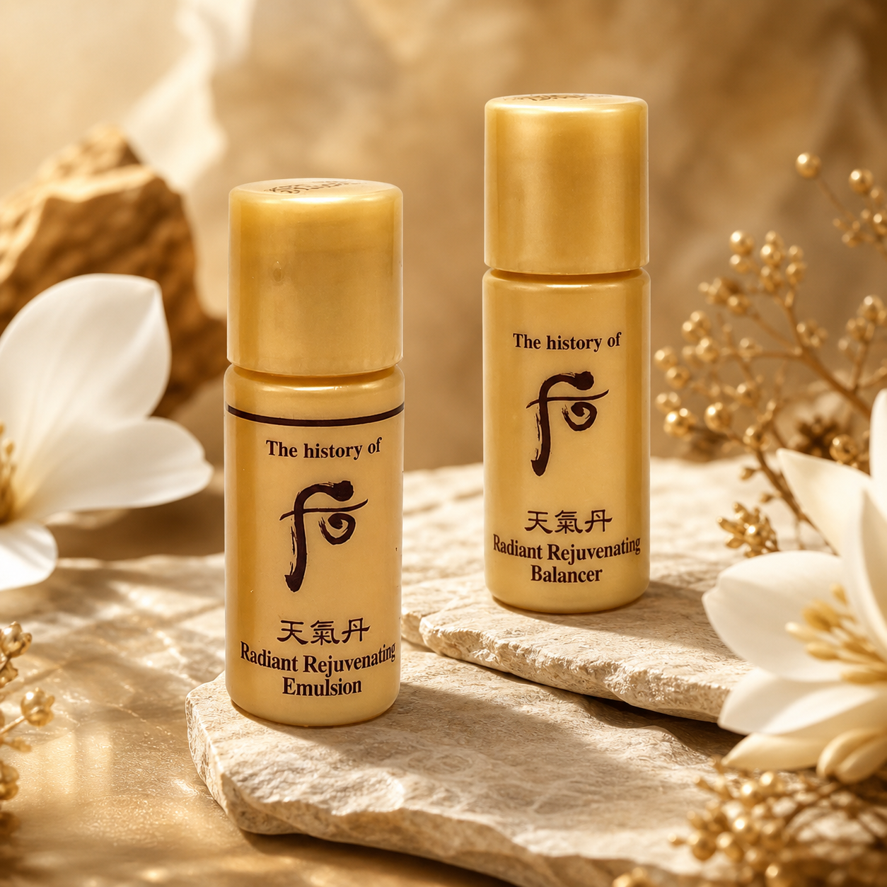 Whoo后華炫重生水乳中樣套組各5ml  30入（V1010）