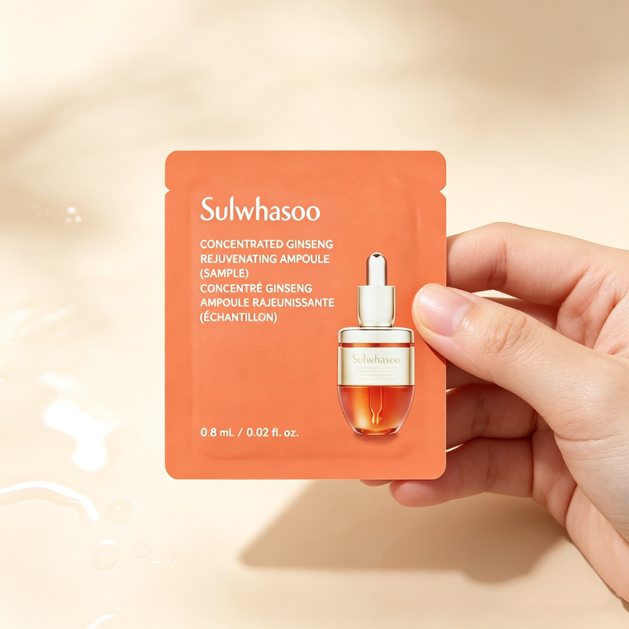Sulwhasoo雪花秀 滋陰蔘縮時修護安瓶小樣0.8ml(24入) （V0025）