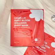 Jejuindi Camellia Night Bloom Collagen Sheet Mask 5 Sheets (P3868)