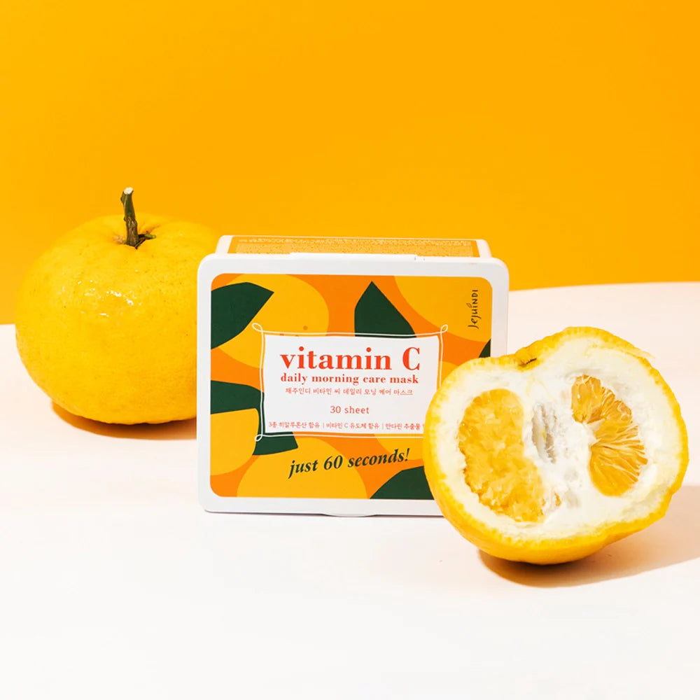 Jejuindi Vitamin C Daily Morning Care Mask (30 sheets) (P2926)