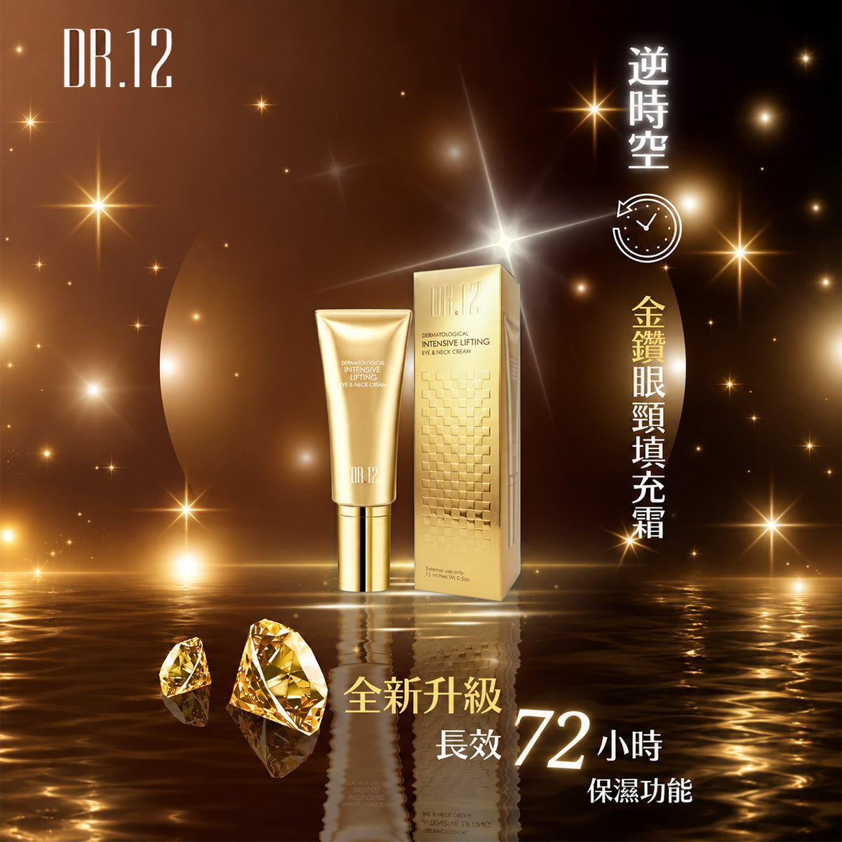 DR.12 金鑽逆時空眼頸填充霜