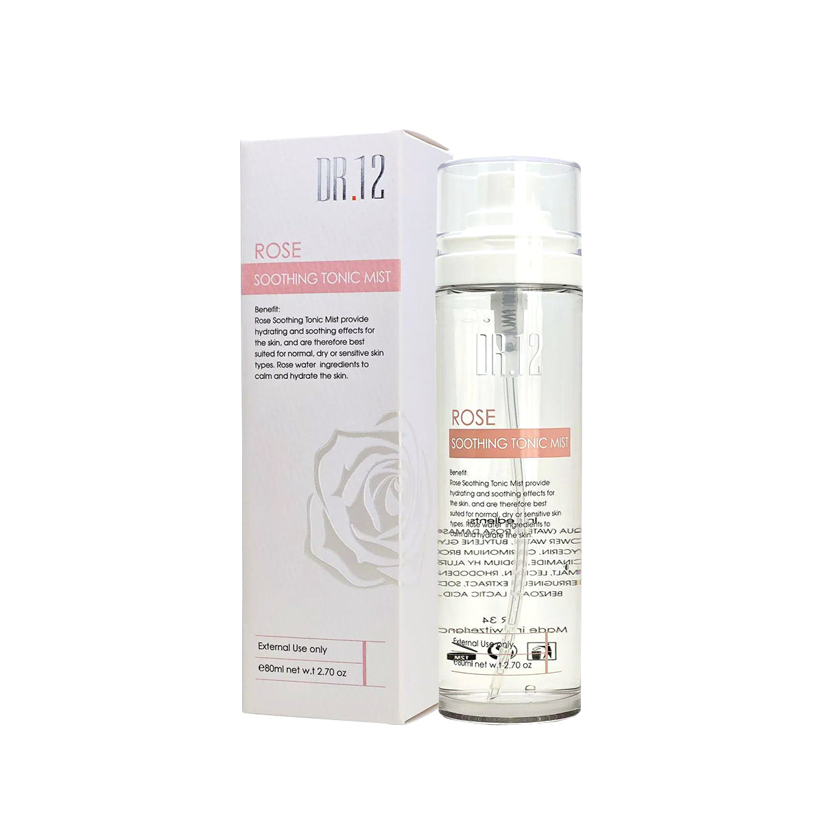 DR.12 玫瑰注氧精華水 15C 80ML