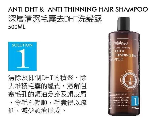 Dr.Solution’s 深層清潔毛囊洗髮露 NO.1