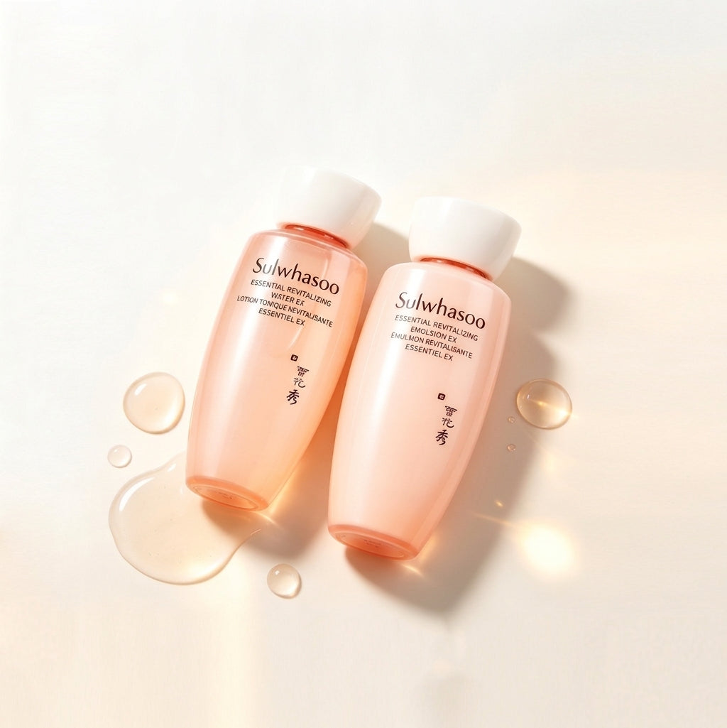 Sulwhasoo雪花秀 滋陰光萃水乳組(水15ml+乳15ml)（V0014）