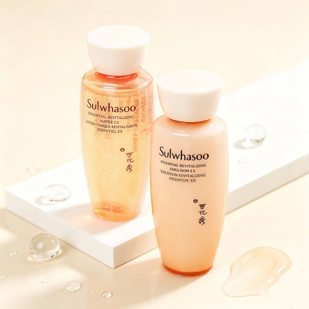 Sulwhasoo雪花秀 滋陰光萃水乳組(水15ml+乳15ml)（V0014）
