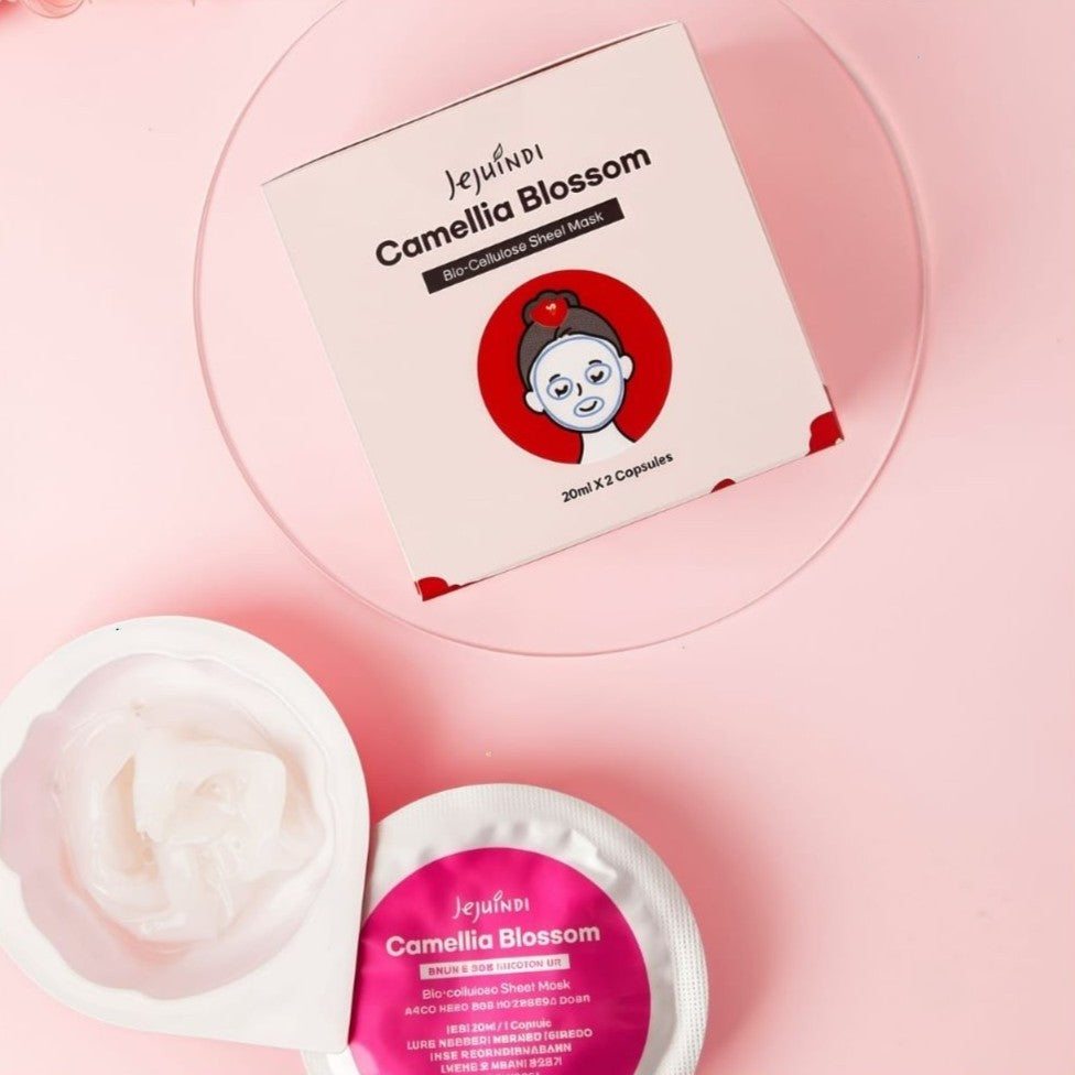 Jejuindi Camellia Blossom Biocellulose Mask Pack 20ml x 2 (P2925)