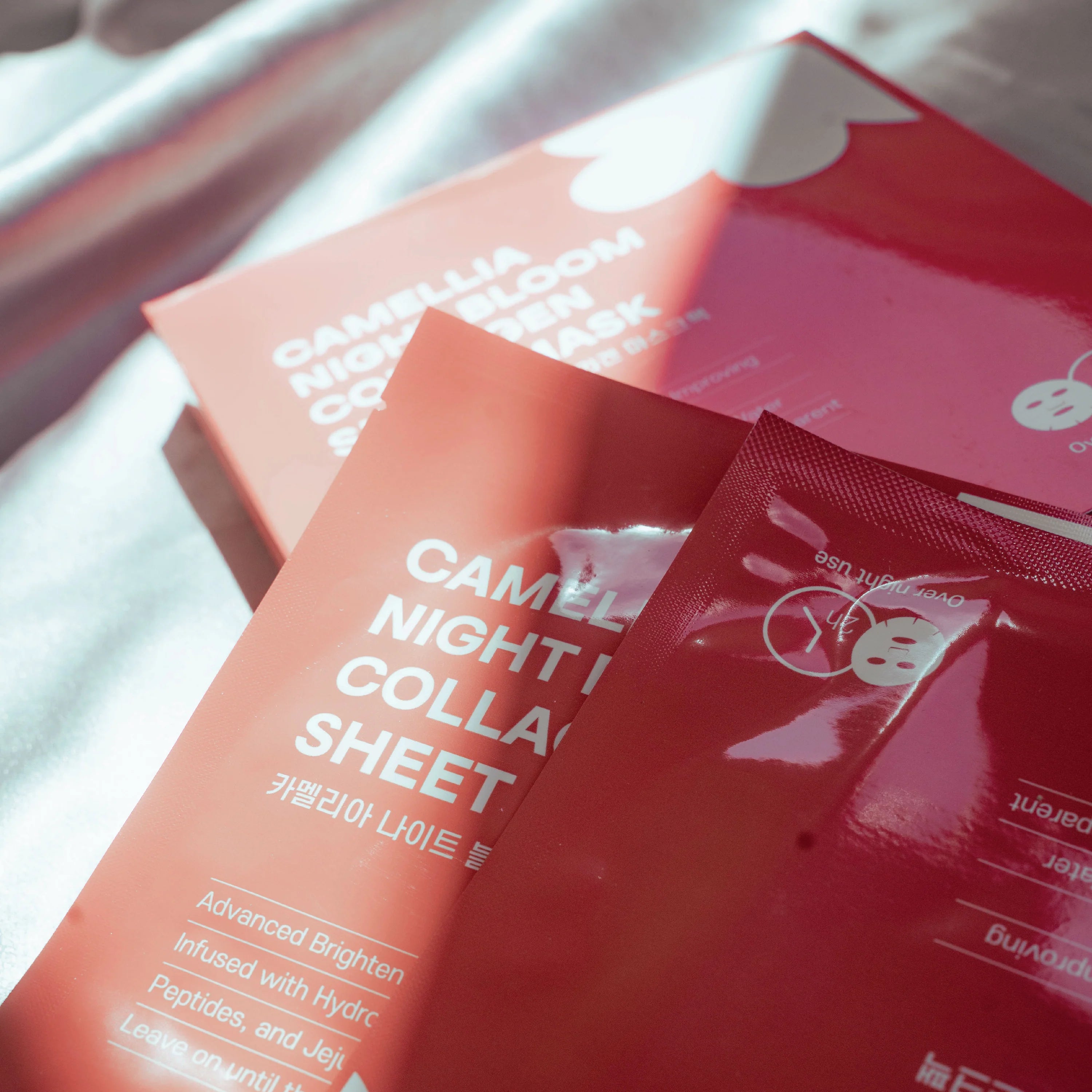 Jejuindi Camellia Night Bloom Collagen Sheet Mask 5 Sheets (P3868)
